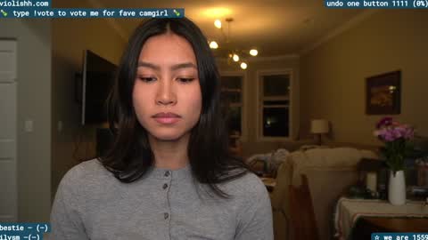 Snapshot of violishh chatting on January 4, 2025, 12:59 am follow me on twitter violishh and ig violishh online show from January 4, 2025, 12:59 am