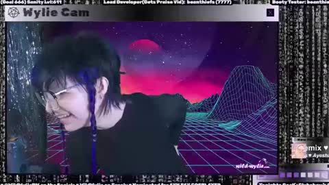 Snapshot of wildwylie chatting on January 29, 2025, 3:12 am Wylie Wanderlust online show from January 29, 2025, 3:12 am