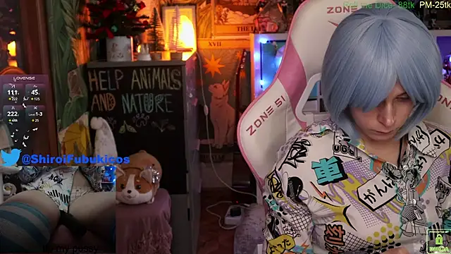 ShiroiFubuki online show from December 16, 2024, 11:12 am