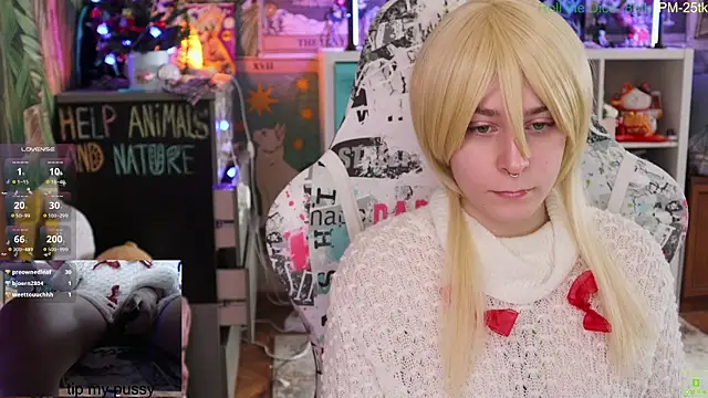 ShiroiFubuki online show from January 4, 2025, 10:27 am