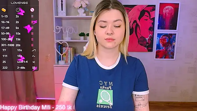 Snapshot of cutie_mili chatting on January 27, 2025, 2:02 pm cutie mili online show from January 27, 2025, 2:02 pm