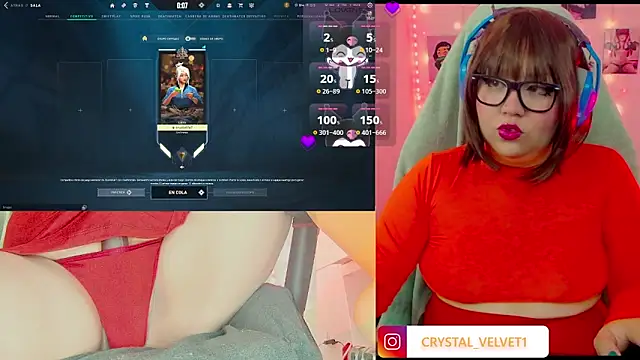 crystal7u7 online show from October 10, 2025, 8:08 pm