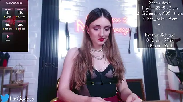 Snapshot of Jane_Goddess chatting on January 19, 2025, 8:09 pm Jane Goddess online show from January 19, 2025, 8:09 pm