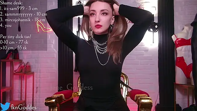 Snapshot of Jane_Goddess chatting on March 16, 2025, 6:34 pm Jane Goddess online show from March 16, 2025, 6:34 pm