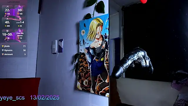 Snapshot of Yeye_scs chatting on February 13, 2025, 3:14 pm Yeye scs online show from February 13, 2025, 3:14 pm