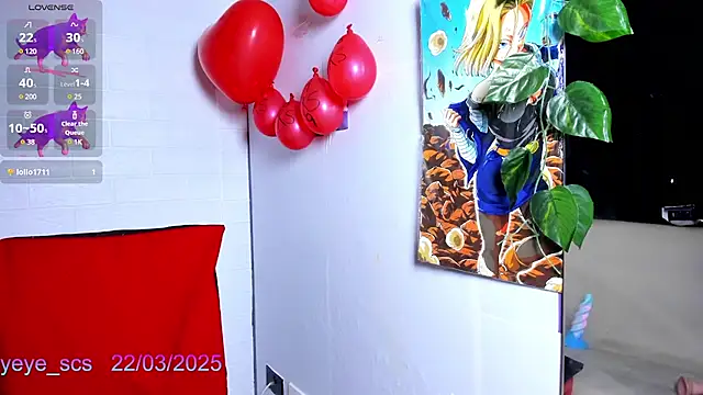 Snapshot of Yeye_scs chatting on March 22, 2025, 3:42 pm Yeye scs online show from March 22, 2025, 3:42 pm