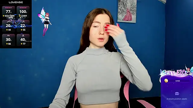 Snapshot of Luxuryalma chatting on March 22, 2025, 6:43 am Luxuryalma online show from March 22, 2025, 6:43 am