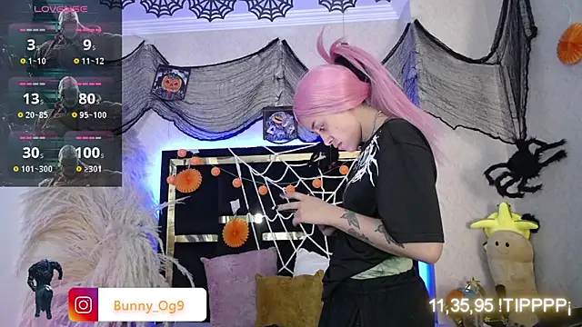 Bunny O online show from October 28, 2025, 8:22 pm