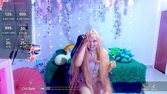 Snapshot of MilkyXSakura chatting on December 8, 2024, 10:30 am MilkyXSakura online show from December 8, 2024, 10:30 am
