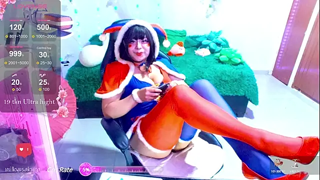 Snapshot of MilkyXSakura chatting on December 14, 2024, 3:07 am MilkyXSakura online show from December 14, 2024, 3:07 am