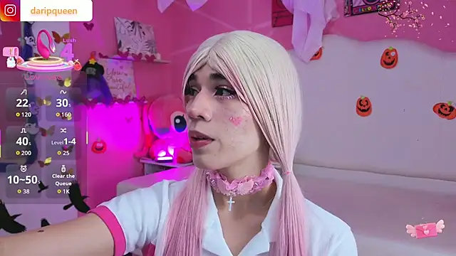 Snapshot of DaripQueen chatting on October 16, 2025, 1:45 pm DaripQueen online show from October 16, 2025, 1:45 pm