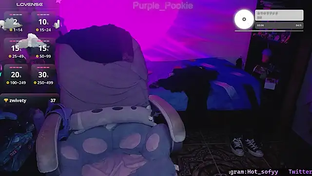 Purple Pookie online show from January 5, 2025, 6:35 am