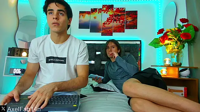 Snapshot of Alex_and_Fabian chatting on February 24, 2025, 6:36 pm Alex and Fabian online show from February 24, 2025, 6:36 pm