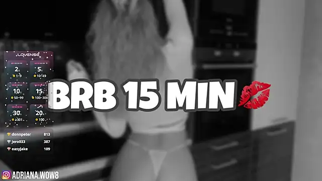 adrianawow1 online show from February 3, 2025, 3:42 am