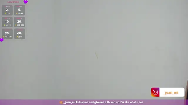 juanmiss online show from October 13, 2025, 10:15 am