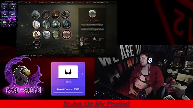 Rae-Suon online show from December 5, 2025, 4:43 am