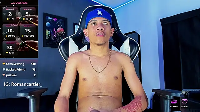 Snapshot of Romancartier_1 chatting on February 13, 2025, 10:34 am Romancartier 1 online show from February 13, 2025, 10:34 am