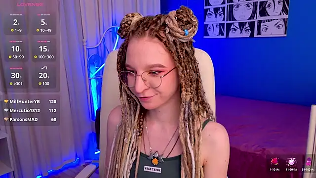 Snapshot of VioletShine chatting on February 27, 2025, 6:53 pm VioletShine online show from February 27, 2025, 6:53 pm