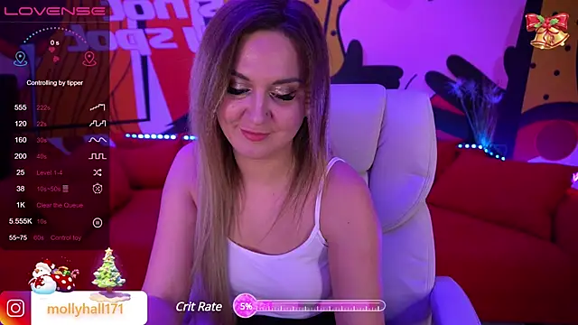 LovelyMollyy online show from January 5, 2025, 1:45 am