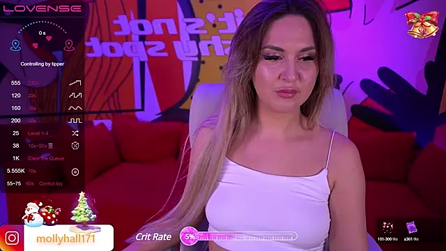 LovelyMollyy online show from January 8, 2025, 11:41 pm