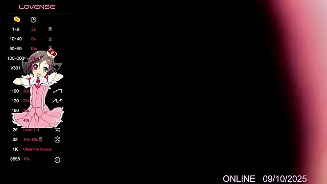 Snapshot of Alice-randy chatting on October 9, 2025, 1:42 pm Alice-randy online show from October 9, 2025, 1:42 pm