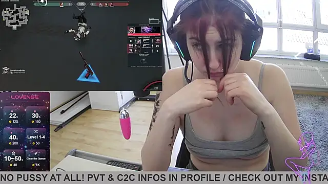 Snapshot of Gamergirl-Linela chatting on February 18, 2025, 1:00 pm Gamergirl-Linela online show from February 18, 2025, 1:00 pm