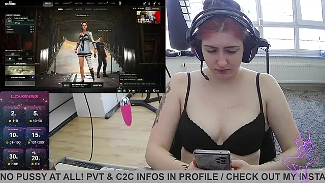 Snapshot of Gamergirl-Linela chatting on March 22, 2025, 10:49 am Gamergirl-Linela online show from March 22, 2025, 10:49 am