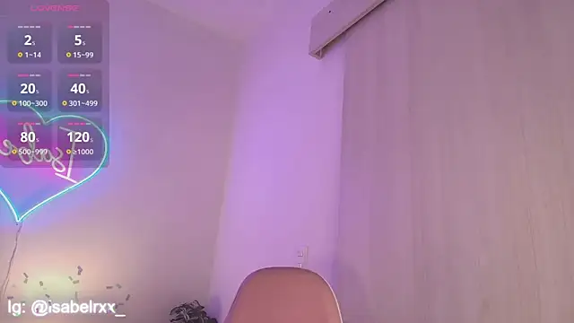 IsabelCortes online show from November 6, 2025, 2:45 am