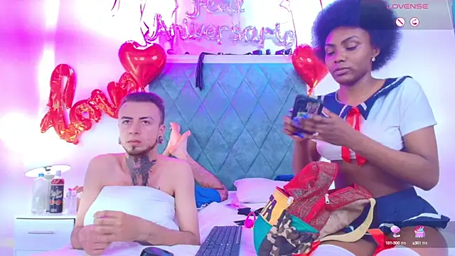 Snapshot of Asha_zuri_and_adam chatting on September 17, 2025, 12:40 pm Asha zuri and adam online show from September 17, 2025, 12:40 pm