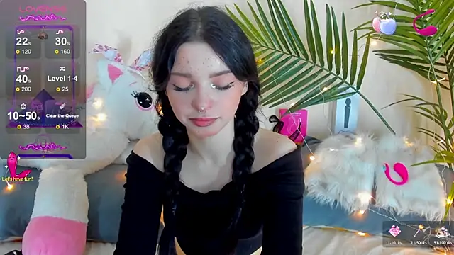 BlackyLii online show from December 2, 2025, 12:05 am