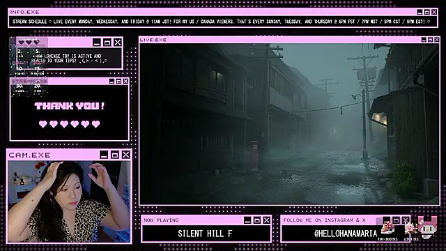 HanaMaria online show from November 28, 2025, 2:14 am