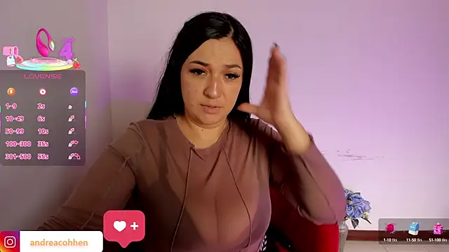 Snapshot of andrea-cohen chatting on October 14, 2025, 2:29 pm andrea-cohen online show from October 14, 2025, 2:29 pm