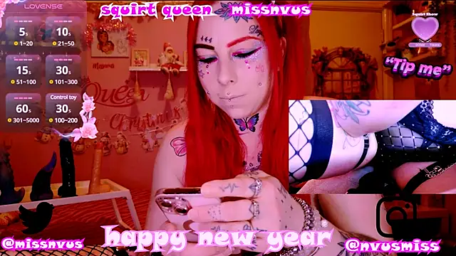 Snapshot of Squirtqueenmissnvus chatting on January 4, 2025, 10:02 pm Squirtqueenmissnvus online show from January 4, 2025, 10:02 pm