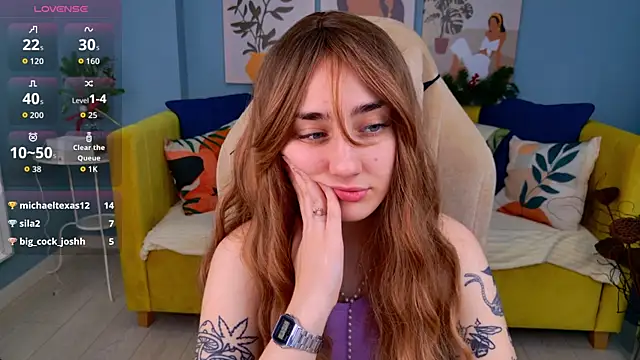 Snapshot of LilyMyerss chatting on December 20, 2025, 6:20 am LilyMyerss online show from December 20, 2025, 6:20 am