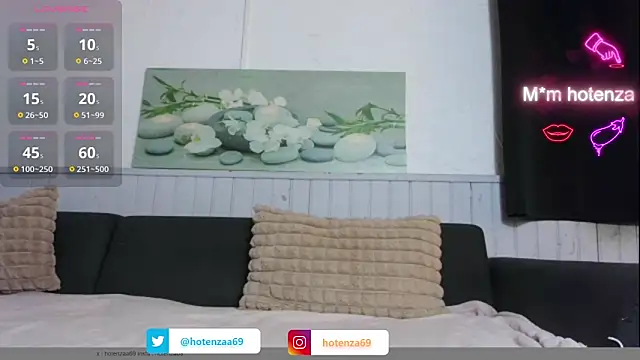 Snapshot of Hotenza69 chatting on January 16, 2025, 11:15 am Hotenza69 online show from January 16, 2025, 11:15 am