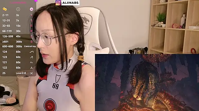 Snapshot of aliiiiiina chatting on January 11, 2025, 5:07 pm aliiiiiina online show from January 11, 2025, 5:07 pm