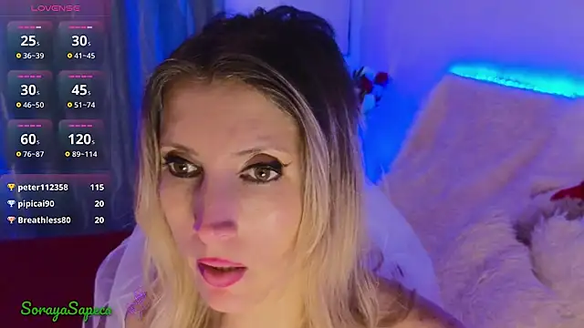 SorayaSapeca online show from February 25, 2025, 1:39 pm