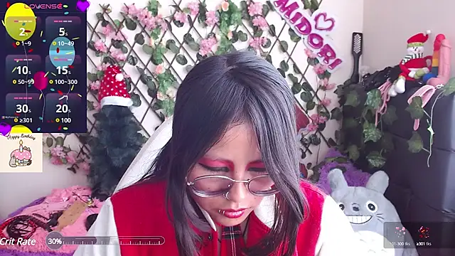 Snapshot of MidoriQuiinn chatting on December 9, 2024, 4:47 pm MidoriQuiinn online show from December 9, 2024, 4:47 pm