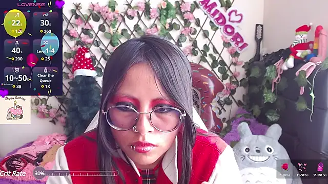 Snapshot of MidoriQuiinn chatting on December 9, 2024, 7:50 pm MidoriQuiinn online show from December 9, 2024, 7:50 pm