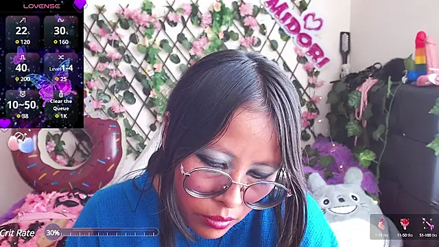 Snapshot of MidoriQuiinn chatting on January 22, 2025, 8:28 pm MidoriQuiinn online show from January 22, 2025, 8:28 pm