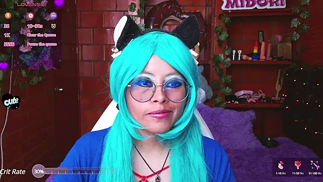 Snapshot of MidoriQuiinn chatting on March 11, 2025, 5:24 pm MidoriQuiinn online show from March 11, 2025, 5:24 pm