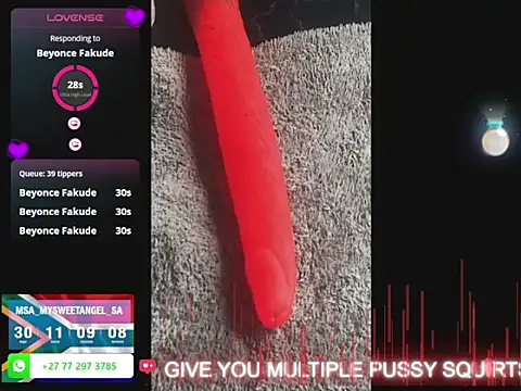 Snapshot of MySweetAngelsSA chatting on October 29, 2025, 10:50 am MySweetAngelsSA online show from October 29, 2025, 10:50 am