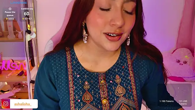 ashalisha online show from September 13, 2025, 2:50 pm