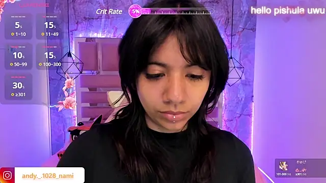 Snapshot of Nami_usagi chatting on February 1, 2025, 12:37 pm Nami usagi online show from February 1, 2025, 12:37 pm