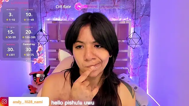 Snapshot of Nami_usagi chatting on February 7, 2025, 12:17 pm Nami usagi online show from February 7, 2025, 12:17 pm