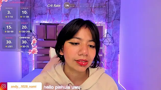 Snapshot of Nami_usagi chatting on February 9, 2025, 4:50 pm Nami usagi online show from February 9, 2025, 4:50 pm