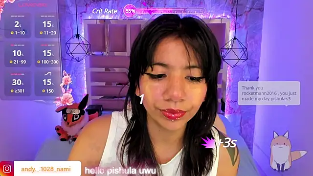 Snapshot of Nami_usagi chatting on February 12, 2025, 12:44 pm Nami usagi online show from February 12, 2025, 12:44 pm