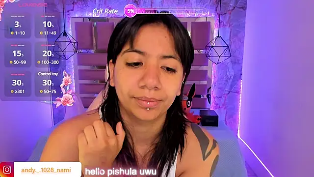 Snapshot of Nami_usagi chatting on February 16, 2025, 12:43 pm Nami usagi online show from February 16, 2025, 12:43 pm