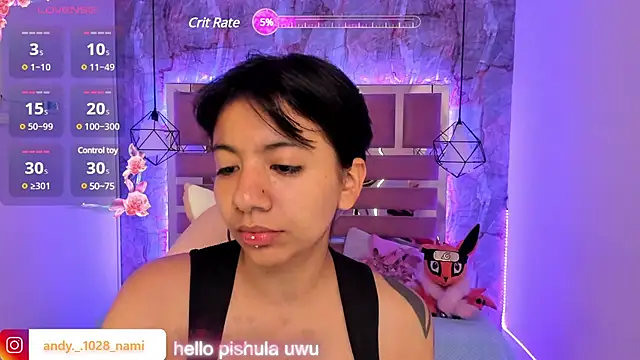 Snapshot of Nami_usagi chatting on February 19, 2025, 12:00 pm Nami usagi online show from February 19, 2025, 12:00 pm