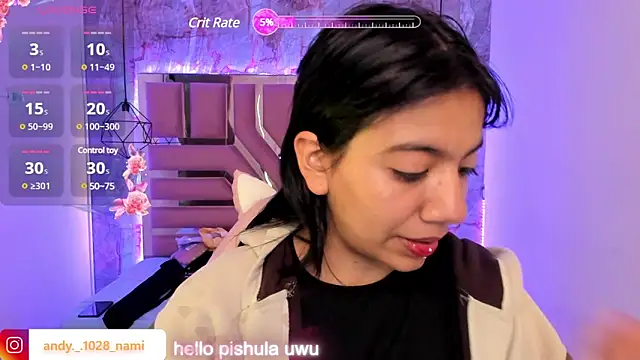 Snapshot of Nami_usagi chatting on February 20, 2025, 12:04 pm Nami usagi online show from February 20, 2025, 12:04 pm